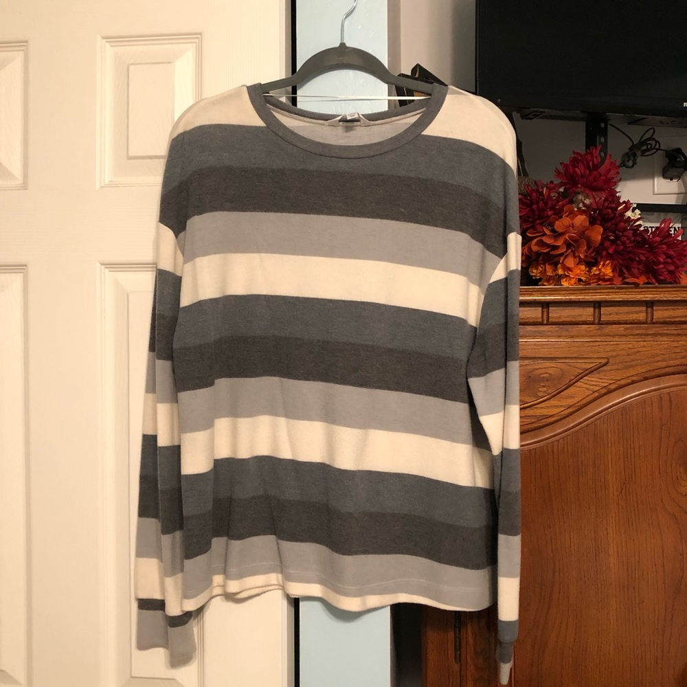 Time and Tru Striped Long Sleeve